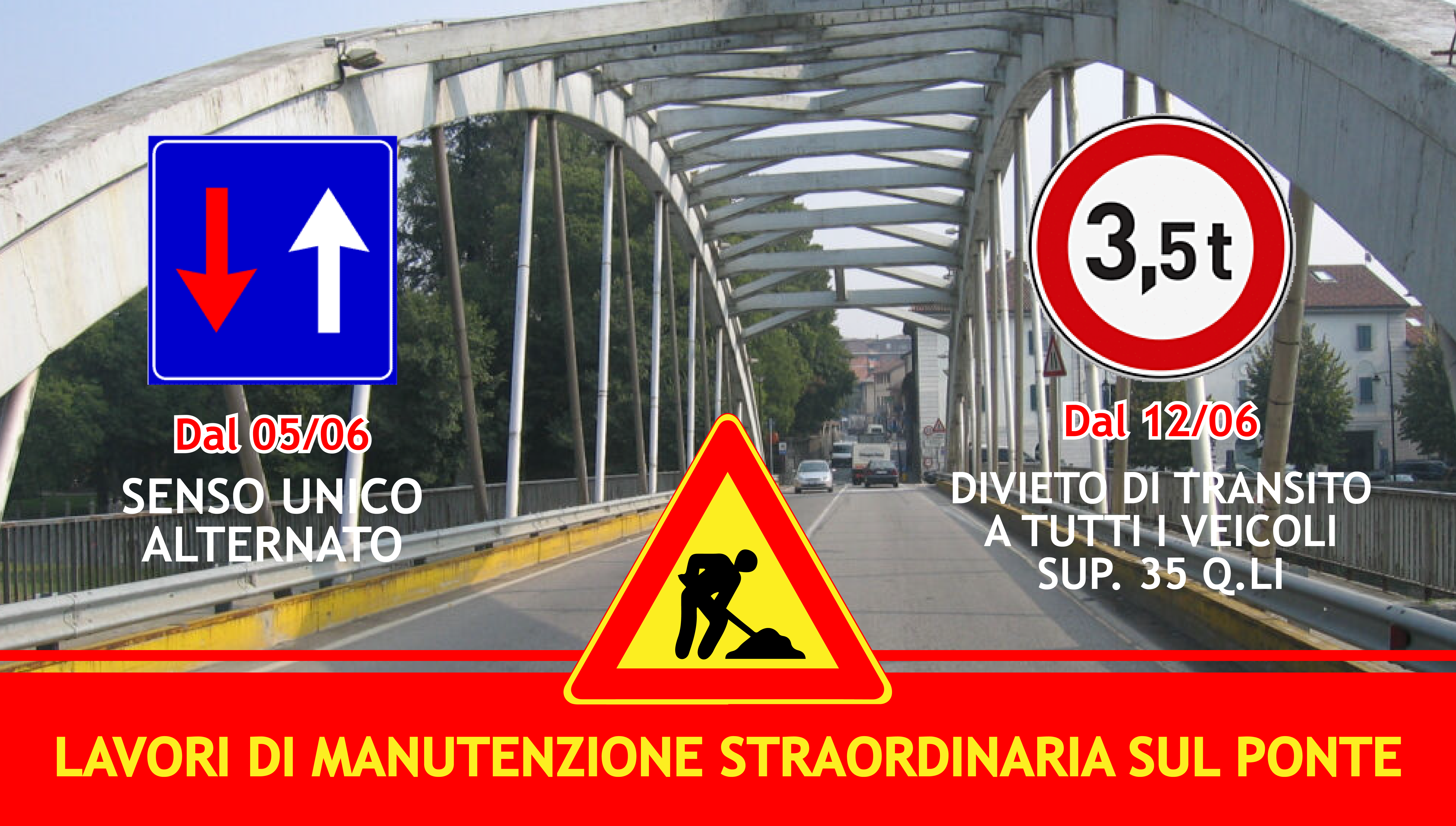 Immagine Lavori di manutenzione straordinaria sul ponte