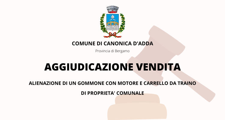 Immagine ALIENAZIONE DI UN AUTOCARRO TATA PICK-UP DI PROPRIETA' COMUNALE – AGGIUDICAZIONE VENDITA