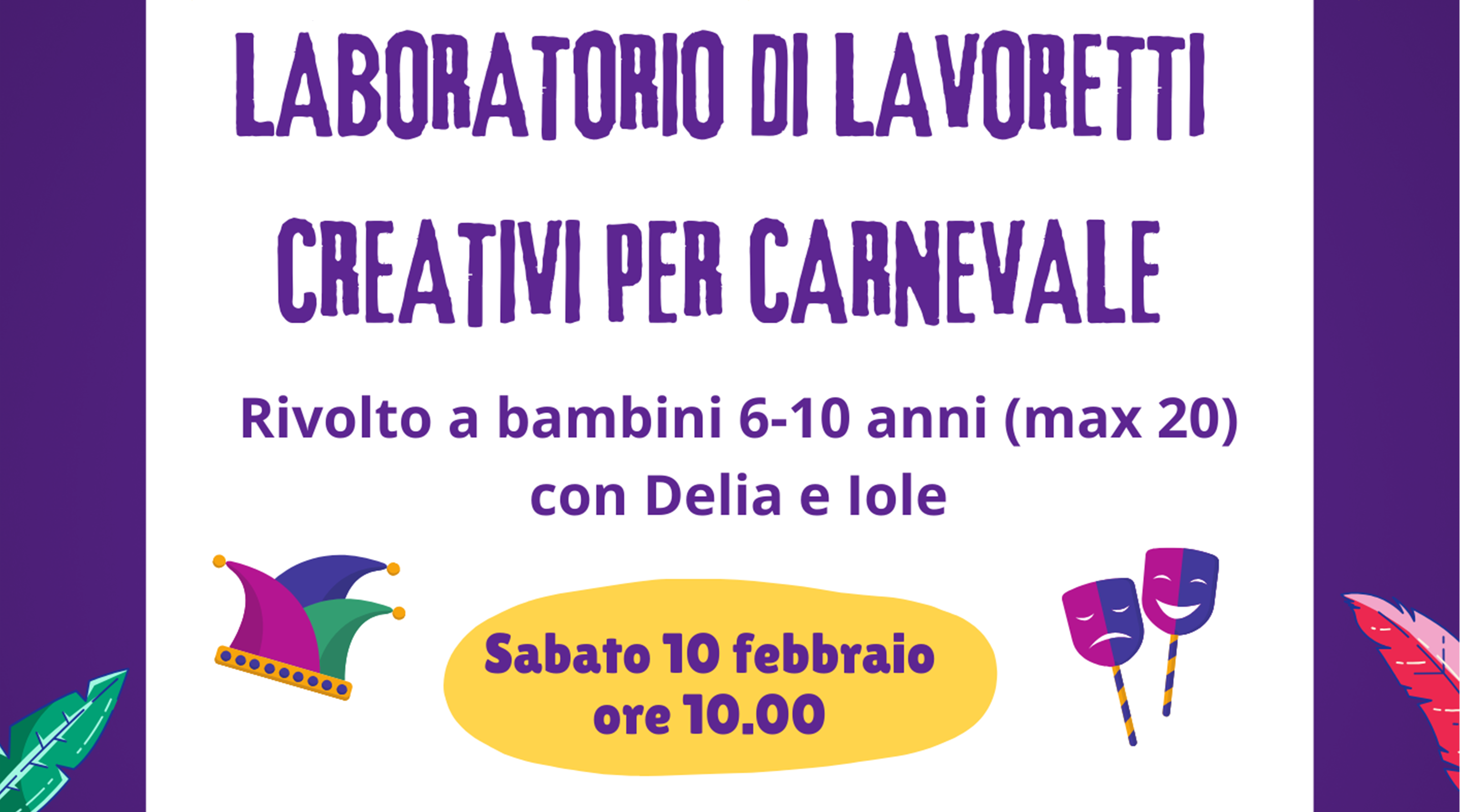 Immagine ARRIVA IL CARNEVALE!