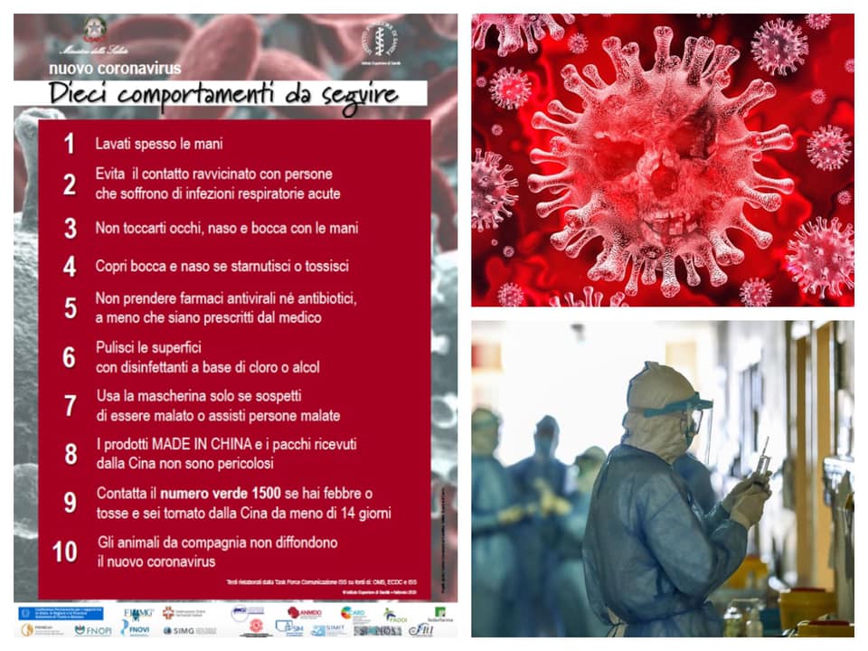 Immagine CORONAVIRUS: 10 COMPORTAMENTI DA SEGUIRE