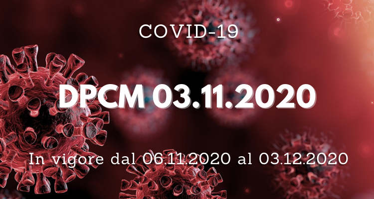 Immagine DPCM 3 novembre 2020