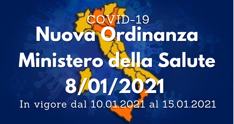 Immagine NUOVA ORDINANZA DEL MINISTERO DELLA SALUTE: CINQUE LE REGIONI IN ZONA ARANCIONE