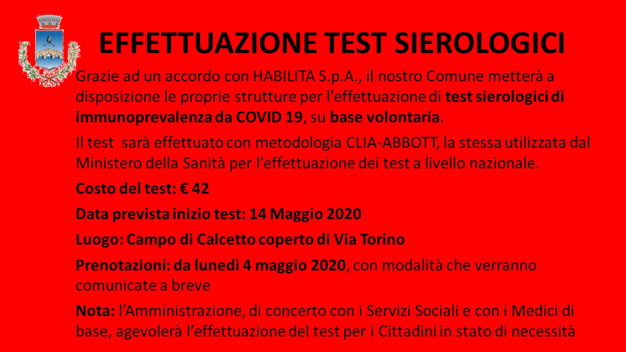 Immagine TEST SIEROLOGICO COVID-19