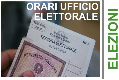 Immagine Elezioni Europee del 26 maggio 2019 - Orari di apertura ufficio elettorale