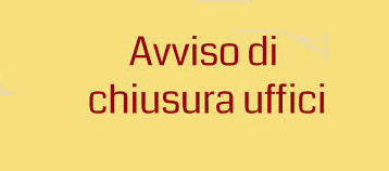 Immagine CHIUSURA UFFICI COMUNALI