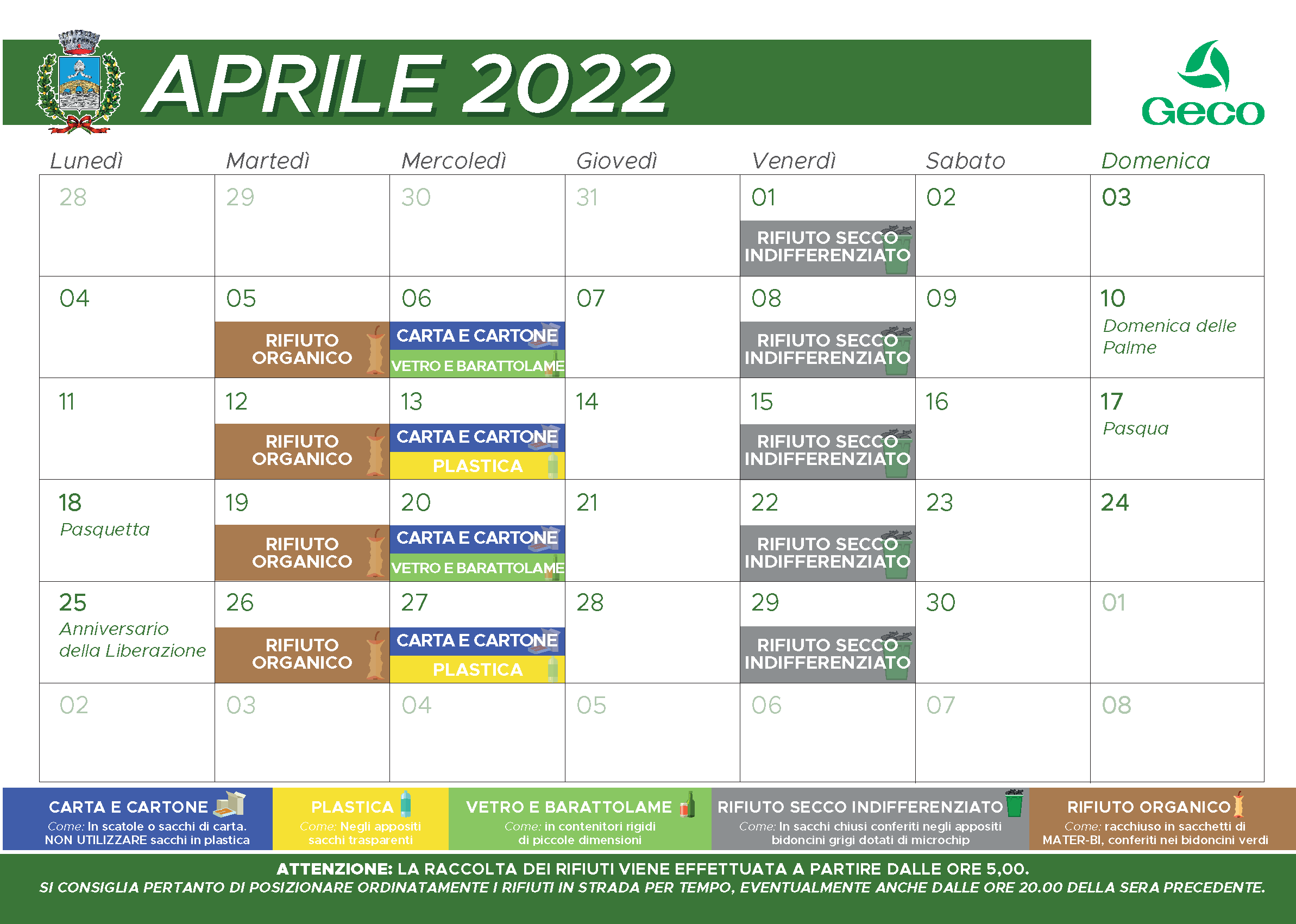 Immagine Raccolta Differenziata - Aprile