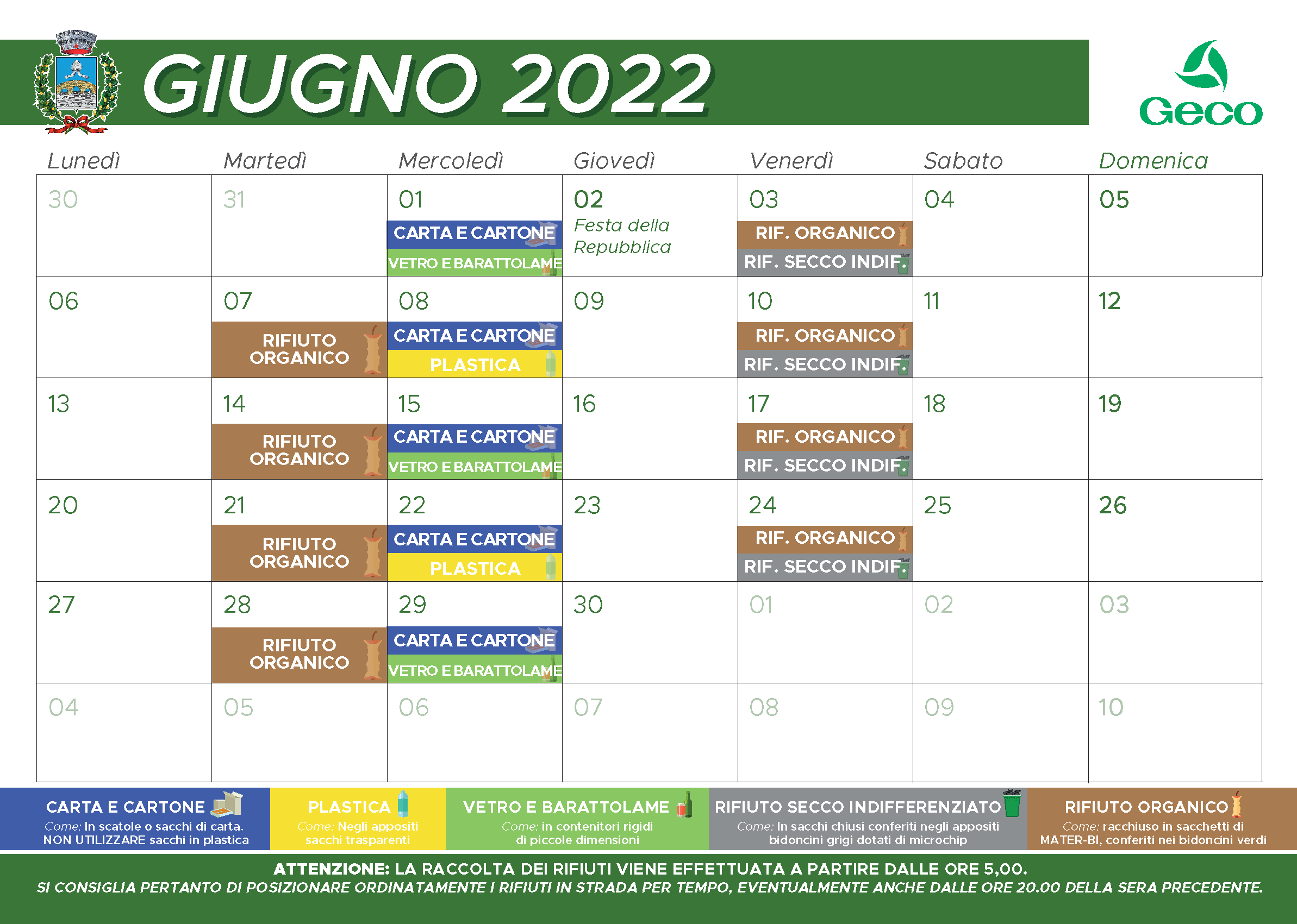 Immagine Raccolta Differenziata - Giugno