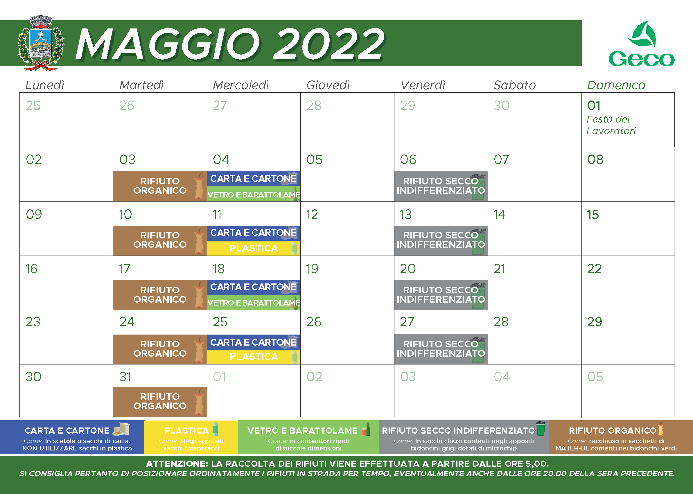 Immagine Raccolta Differenziata - Maggio