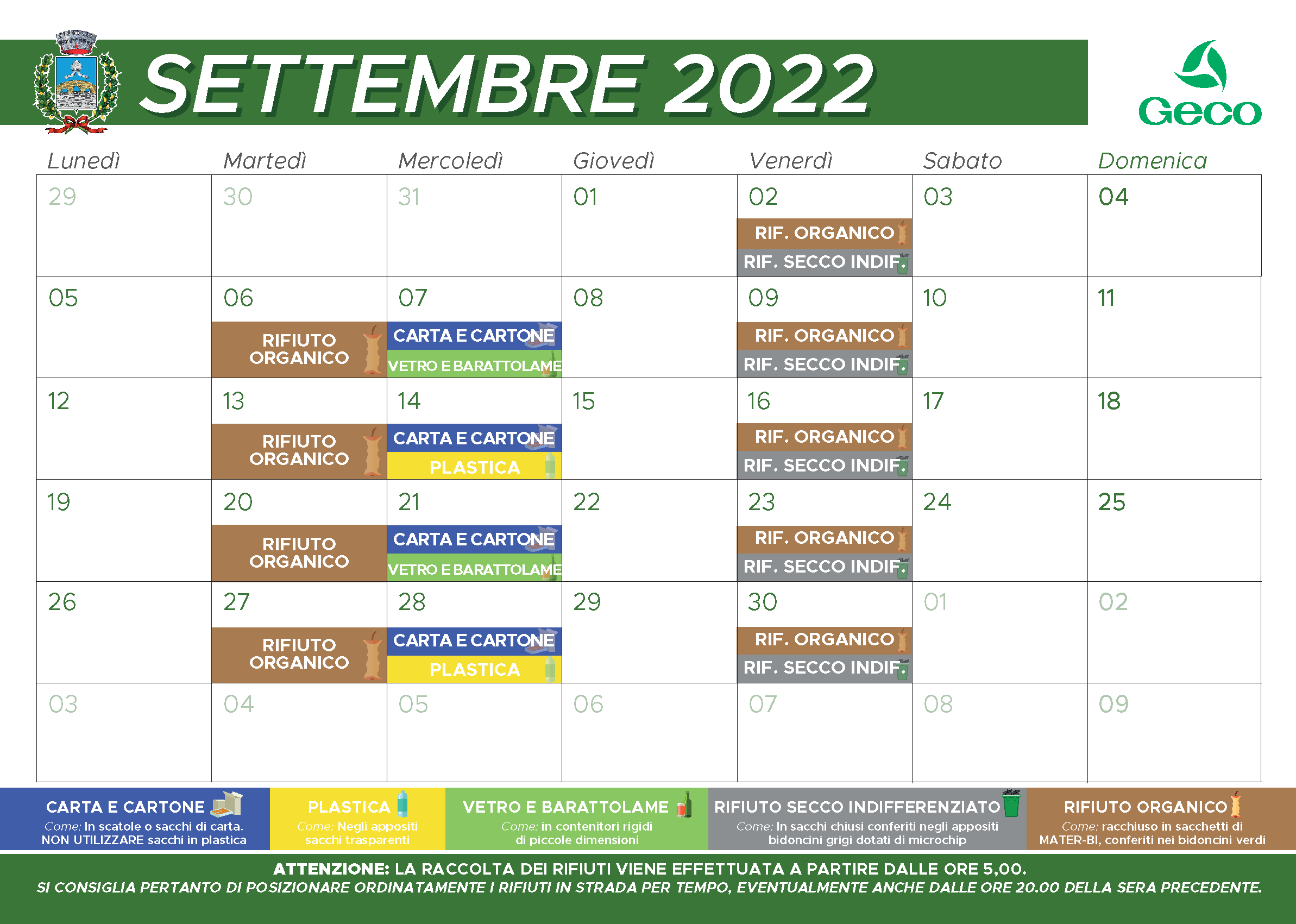 Immagine Raccolta Differenziata - Settembre